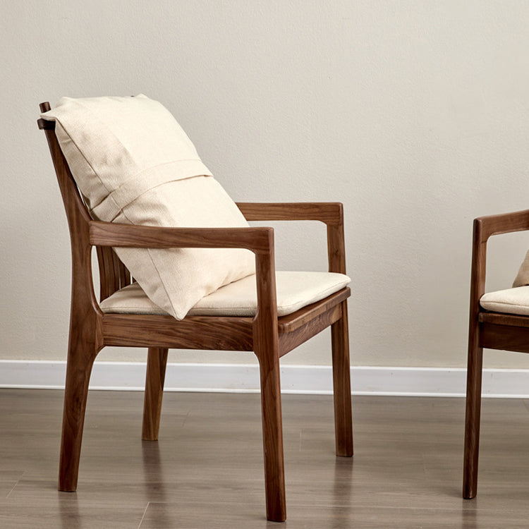 Minimalist Square Wood Armchair