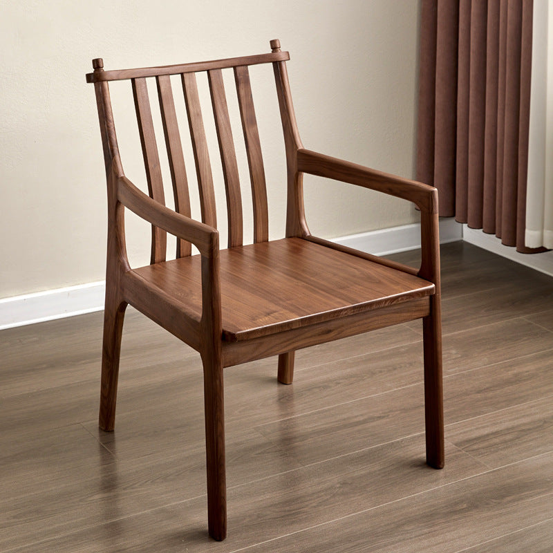 Minimalist Square Wood Armchair