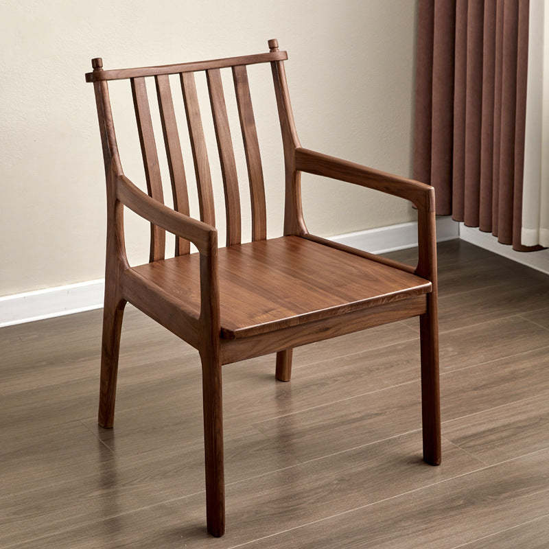 Minimalist Square Wood Armchair