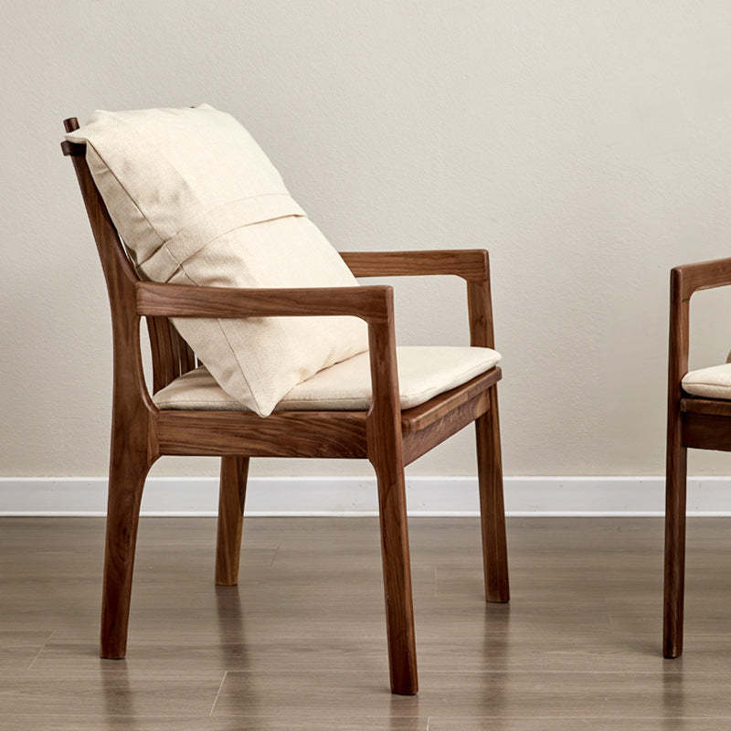Minimalist Square Wood Armchair