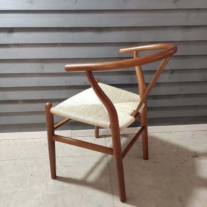 Minimalist Wood Rope Dining Chair