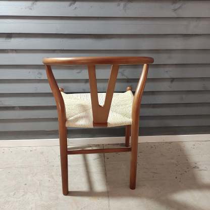 Minimalist Wood Rope Dining Chair