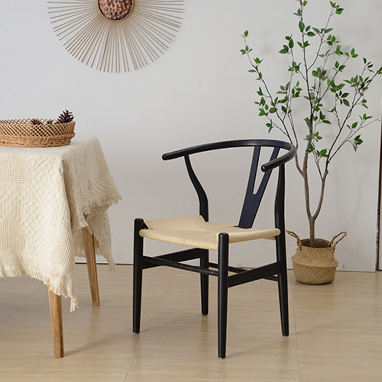 Minimalist Wood Rope Dining Chair
