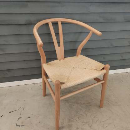 Minimalist Wood Rope Dining Chair