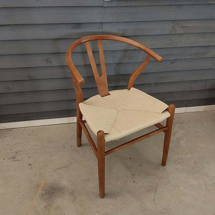Minimalist Wood Rope Dining Chair