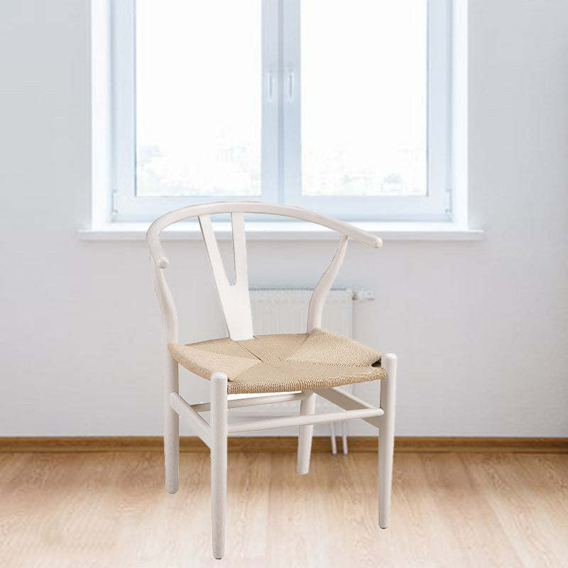 Minimalist Wood Rope Dining Chair