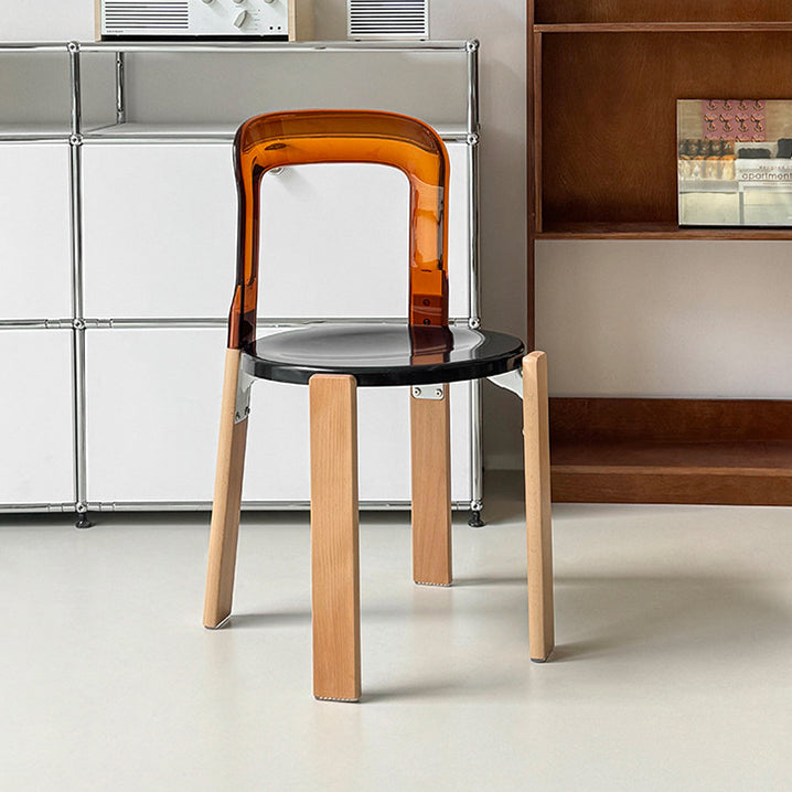 Scandinavian Wood Dining Chair