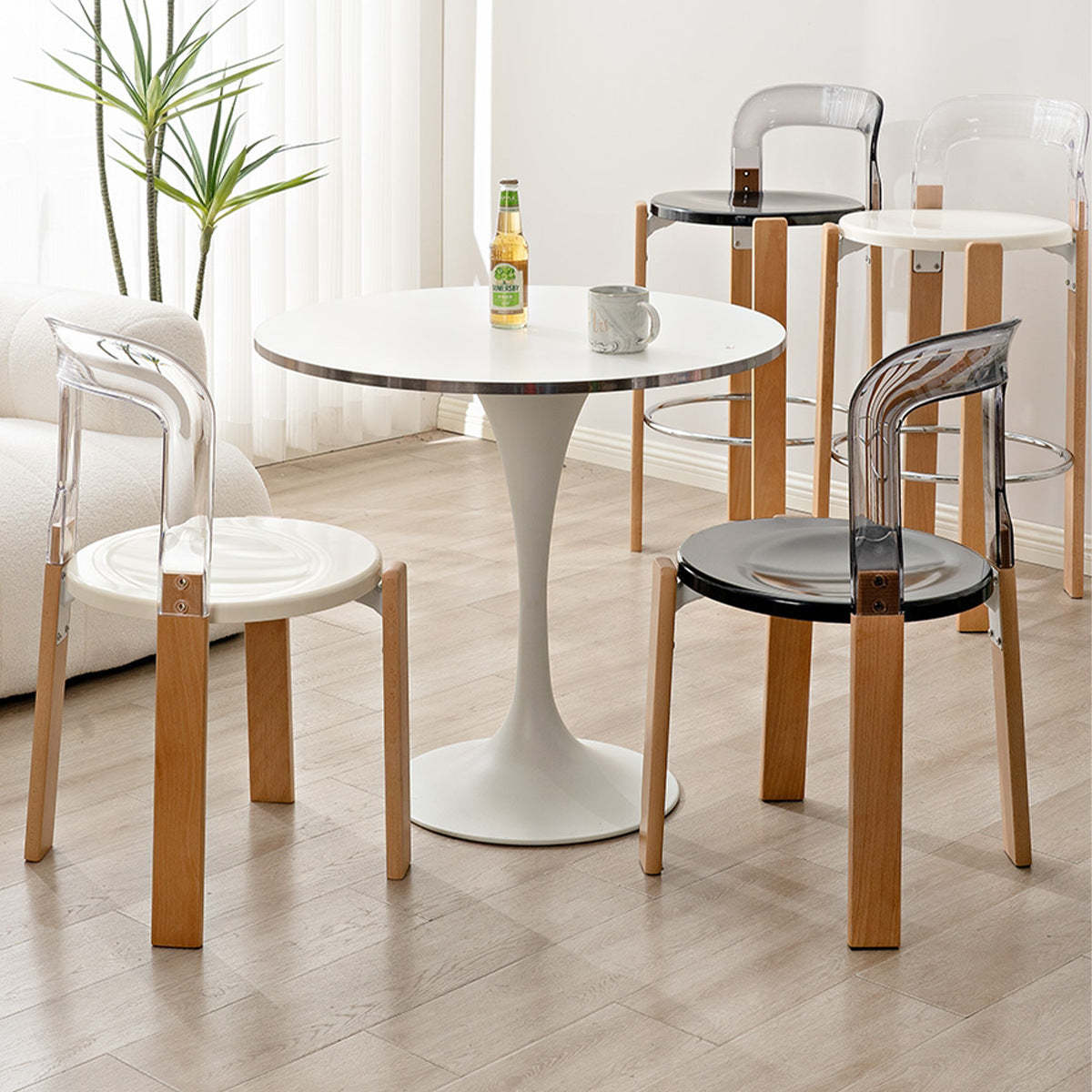 Scandinavian Wood Dining Chair