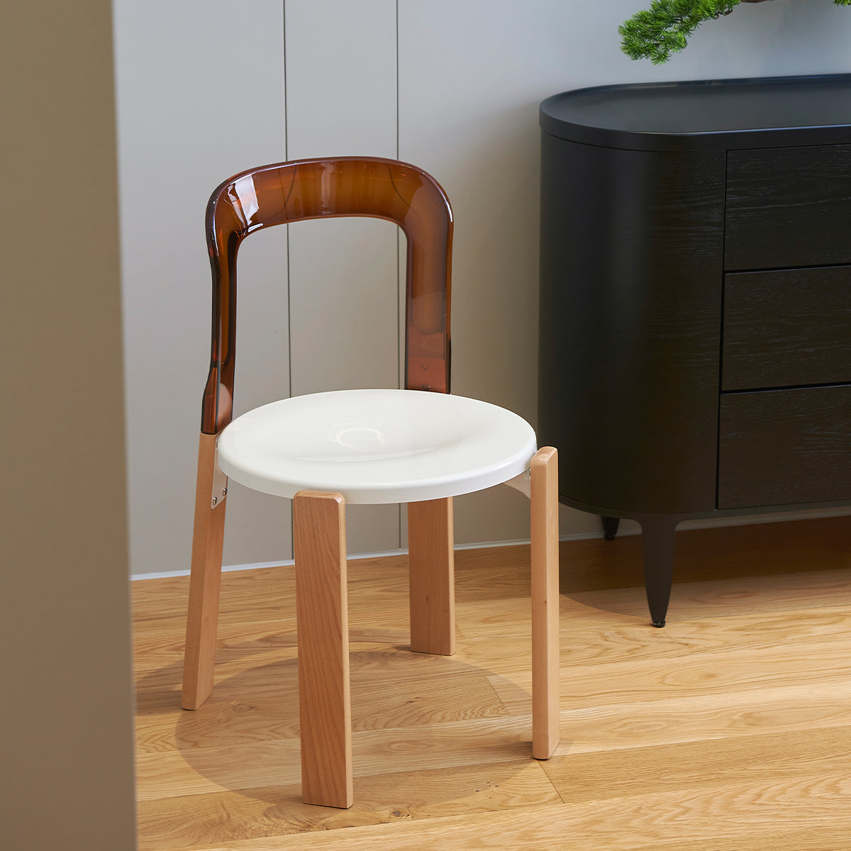 Scandinavian Wood Dining Chair