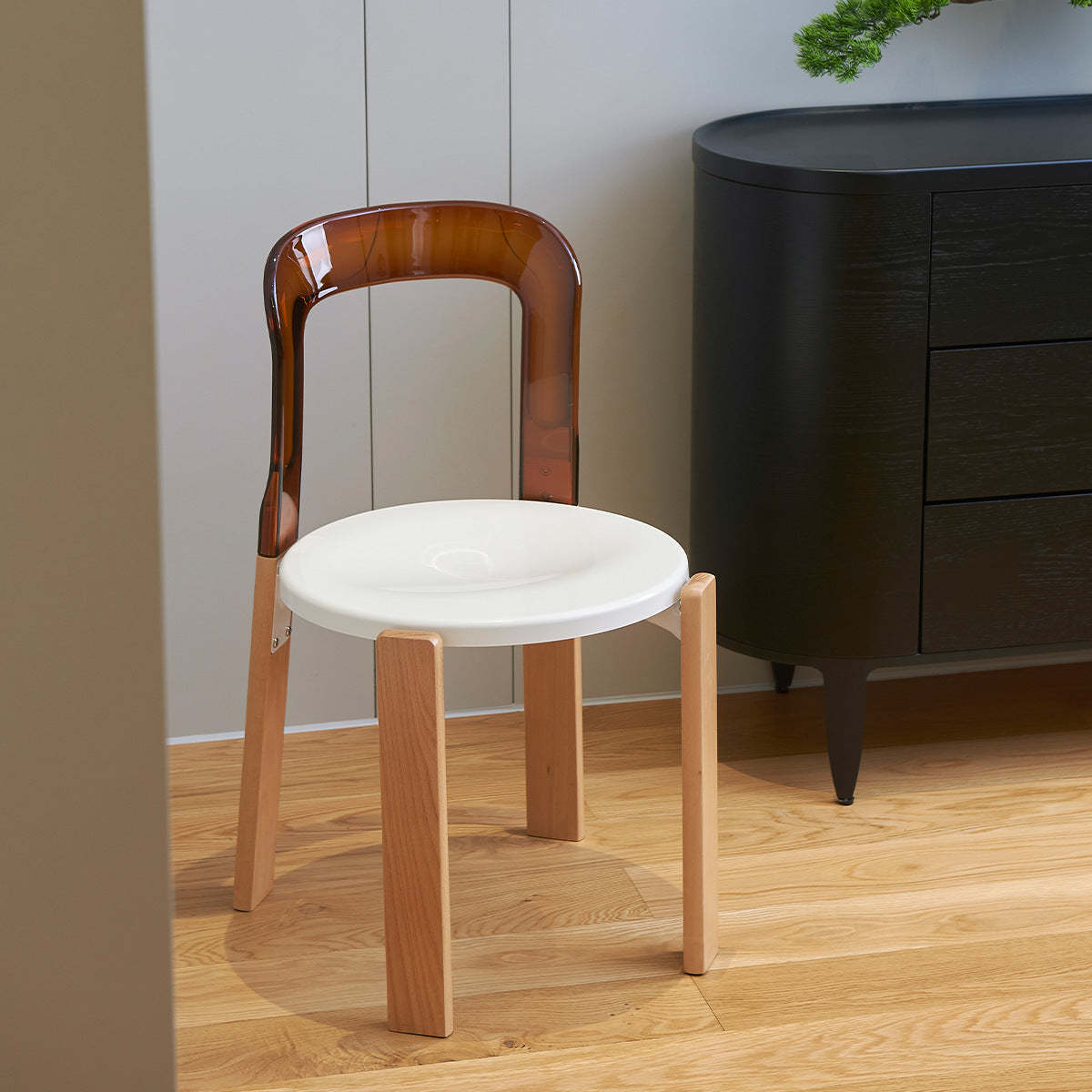 Scandinavian Wood Dining Chair