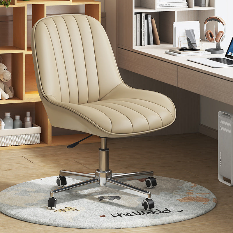 Minimalist Steel Leather Desk Chair