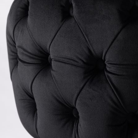 Nordic Curved Metal Wood Fabric Bar Stool