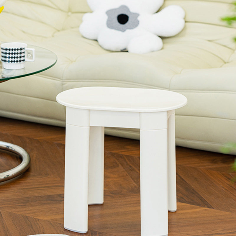 Nordic Macaron Oval Plastic Chair
