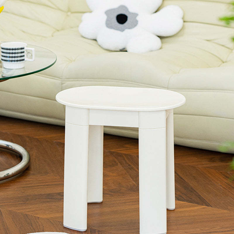 Nordic Macaron Oval Plastic Chair
