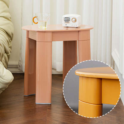 Nordic Macaron Oval Plastic Chair