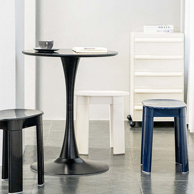 Nordic Macaron Oval Plastic Chair