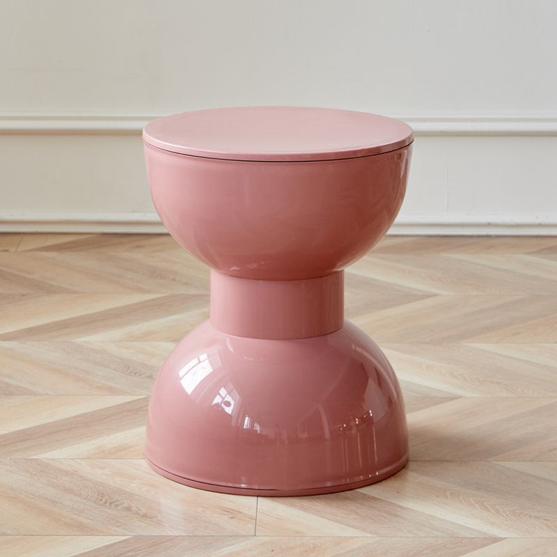 Nordic Cream Cone Oval Plastic Chair