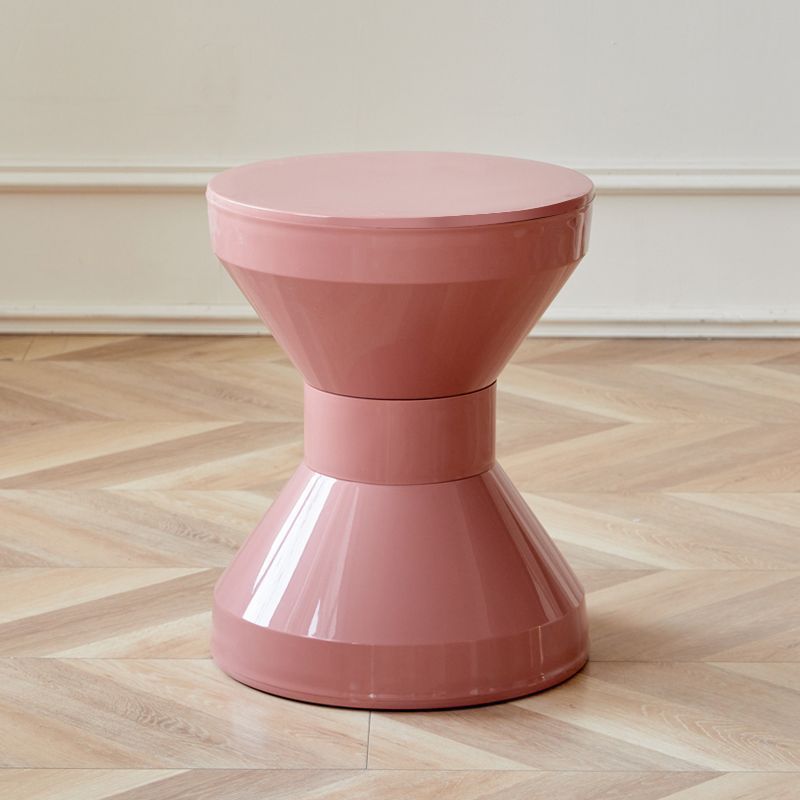 Nordic Cream Cone Oval Plastic Chair