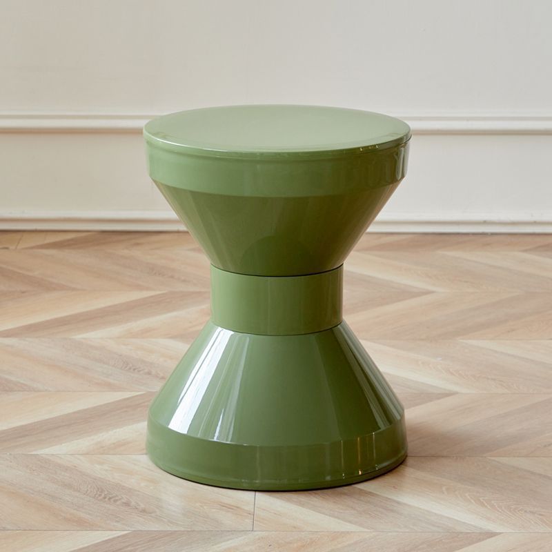 Nordic Cream Cone Oval Plastic Chair