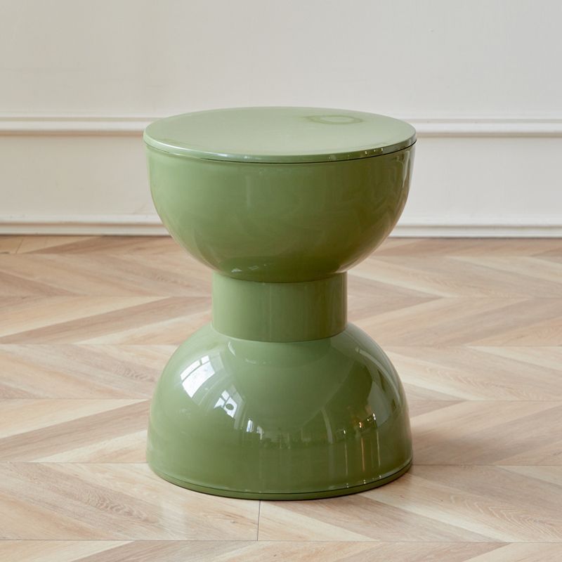 Nordic Cream Cone Oval Plastic Chair
