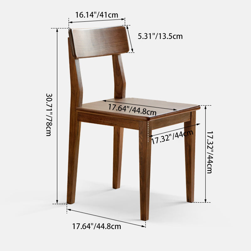 Vintage Walnut Dining Chair