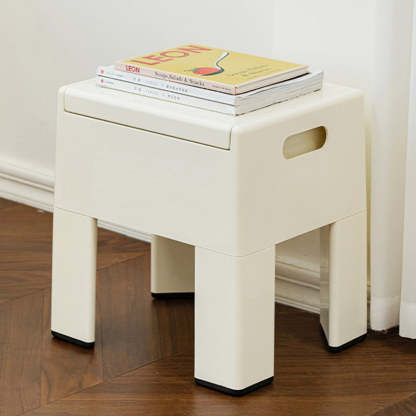 Nordic Storable Plastic Chair — Orange