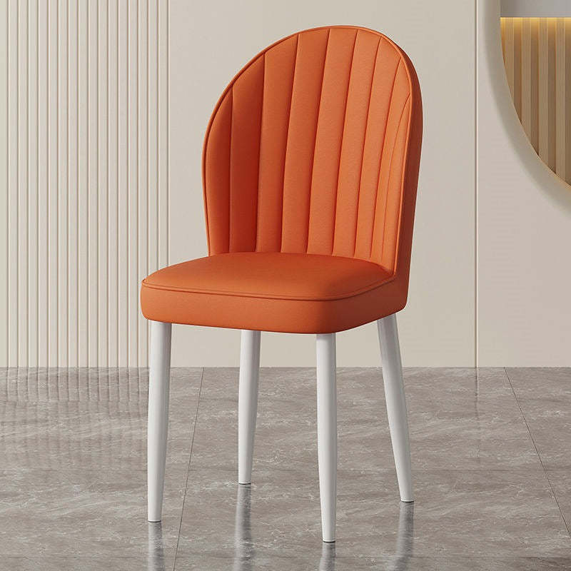 Nordic shell gray dining chairs & benches, Lighom — Orange