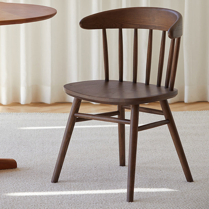 Vintage Arc Ash Wood Dining Chair