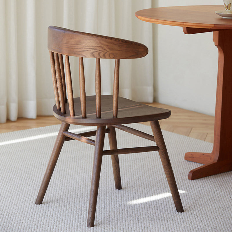 Vintage Arc Ash Wood Dining Chair