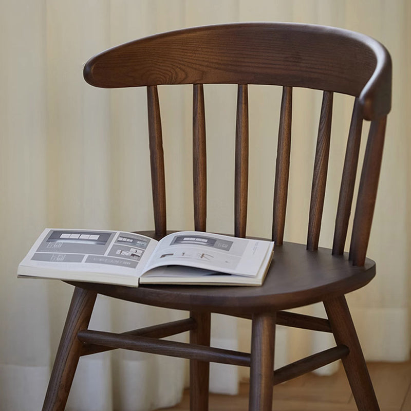 Vintage Arc Ash Wood Dining Chair