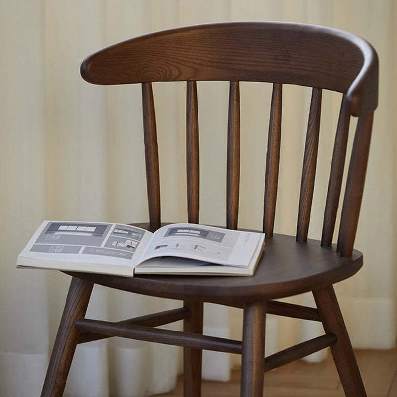 Vintage Arc Ash Wood Dining Chair