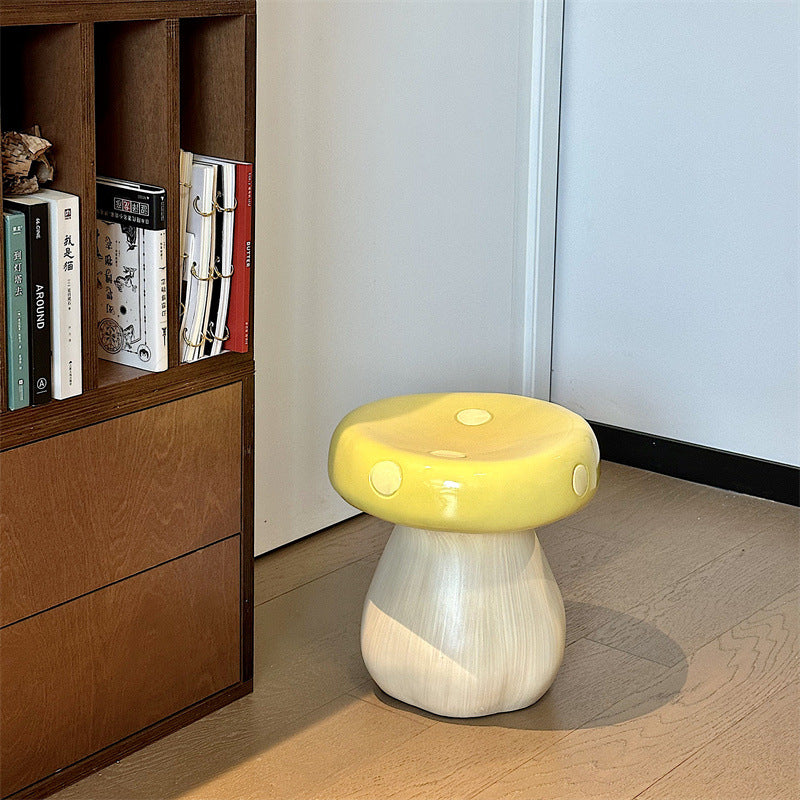 Mushroom Round Chair — Yellow