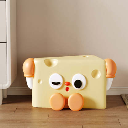Cartoon Cheese Triangle Chair — Yellow