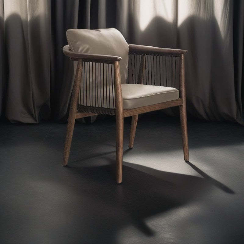 Traditional ash cowhide wood dining chairs & benches, Lighom
