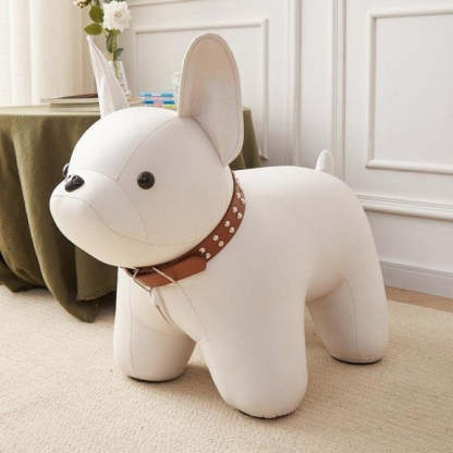 Kids Bulldog Fabric Chair — Yellow