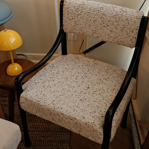 Mid-Century Ash Wood Fabric Chair