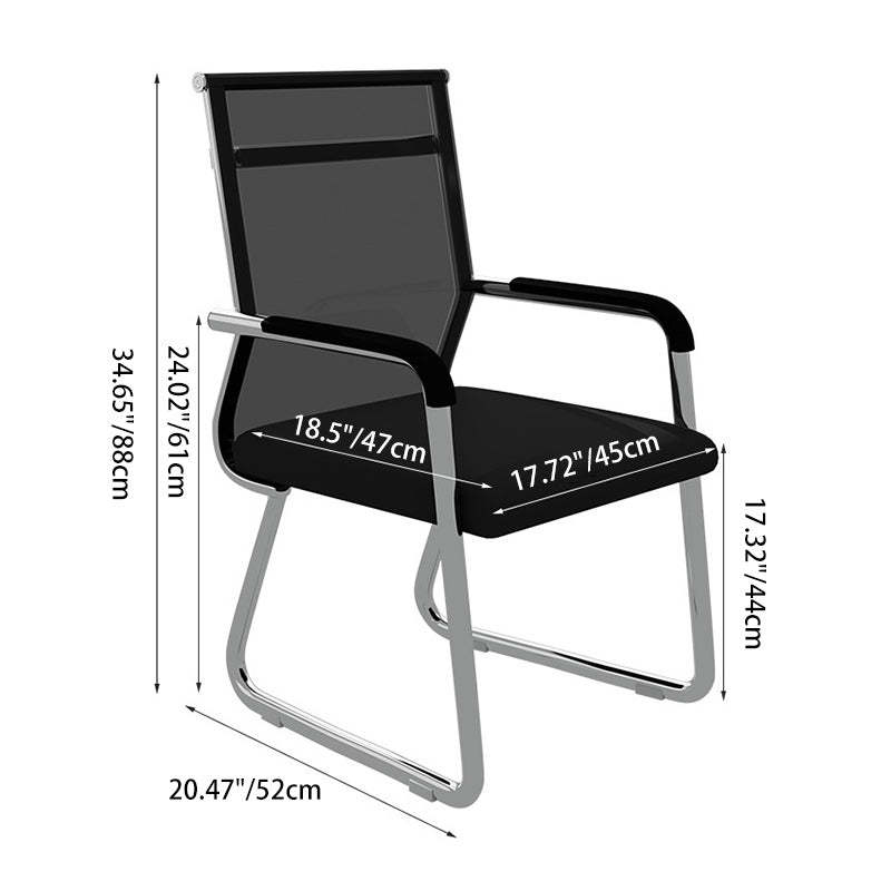 Minimalist Steel Mesh Desk Chair