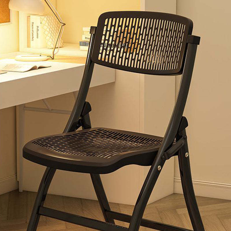 Black minimalist desk foldable office chairs