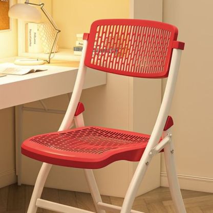 Minimalist Foldable Steel Desk Chair