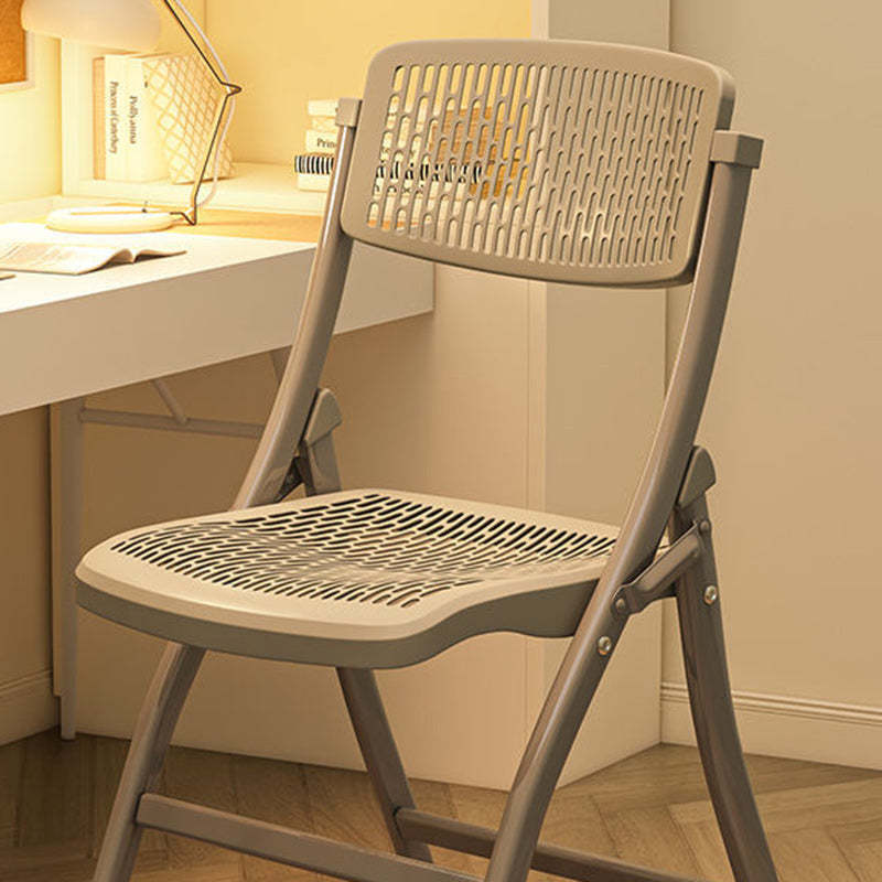 Minimalist Foldable Steel Desk Chair