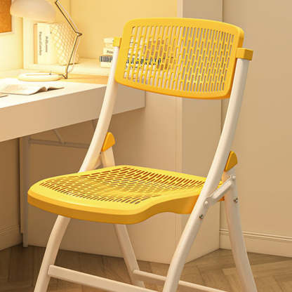 Minimalist Foldable Steel Desk Chair