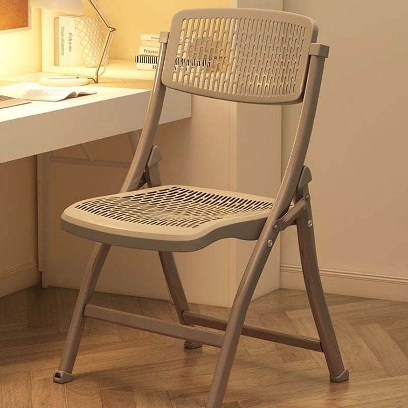 Minimalist Foldable Steel Desk Chair