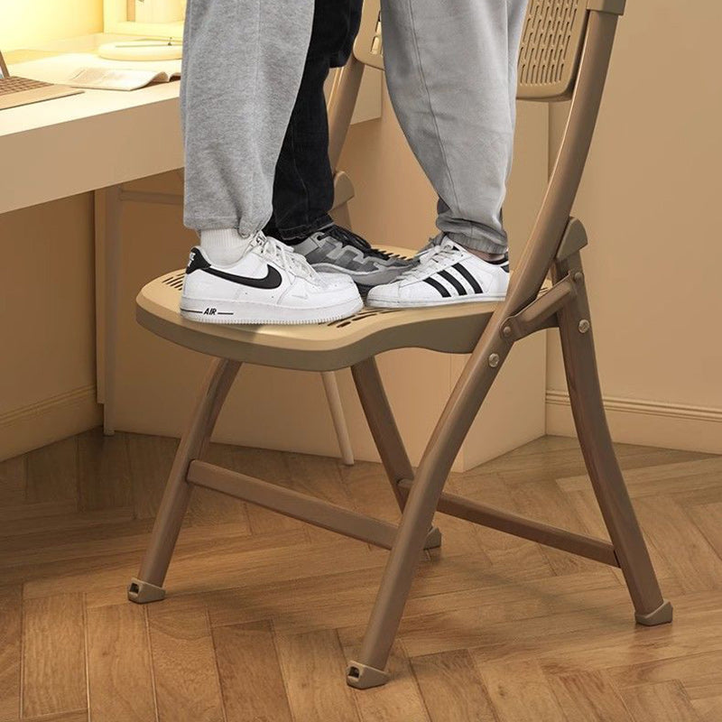 Minimalist Foldable Steel Desk Chair