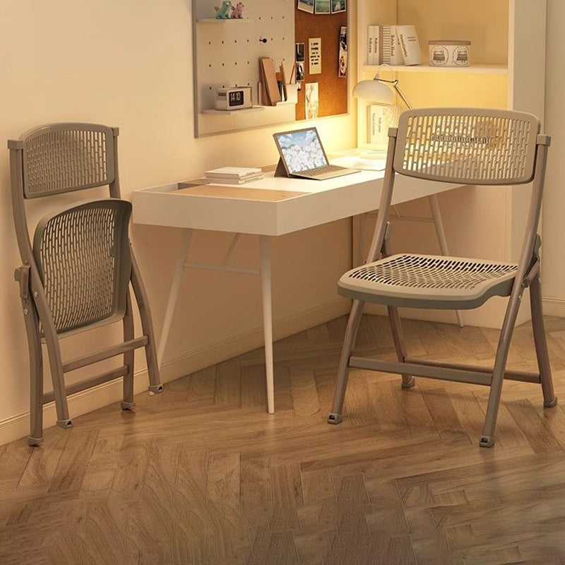 Minimalist Foldable Steel Desk Chair