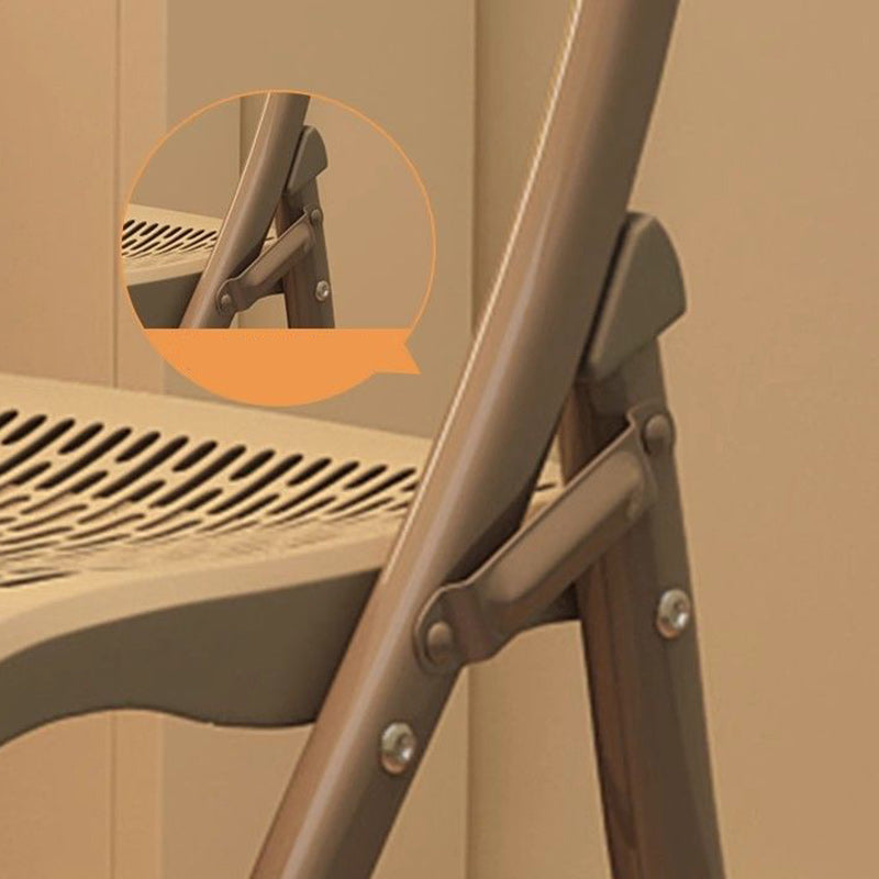 Minimalist Foldable Steel Desk Chair