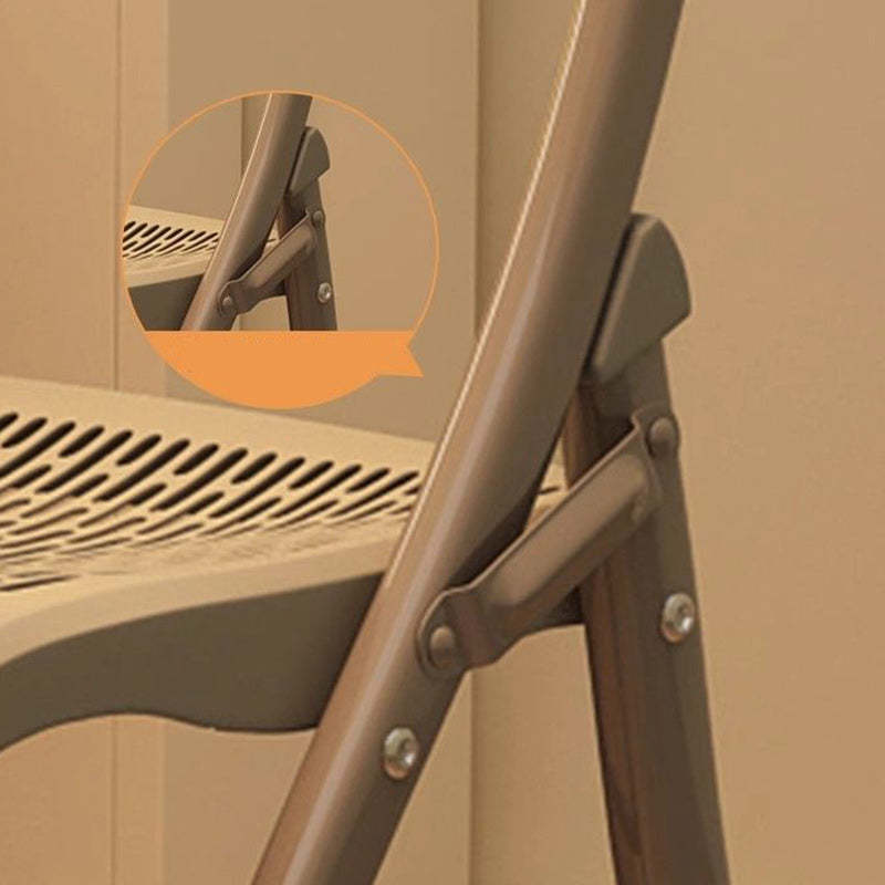 Minimalist Foldable Steel Desk Chair