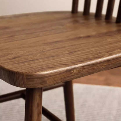 Vintage Rubberwood Dining Chair