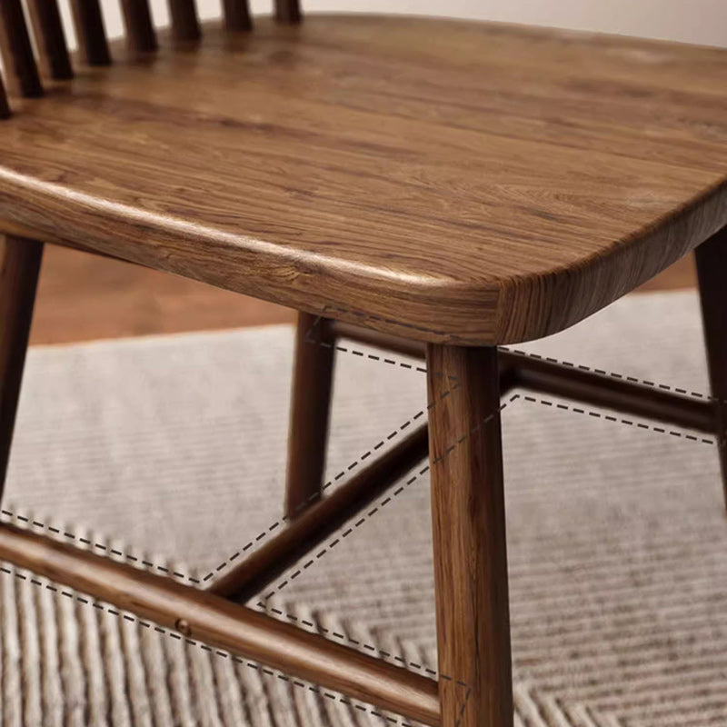 Vintage Rubberwood Dining Chair