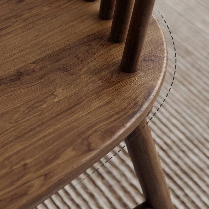 Vintage Rubberwood Dining Chair