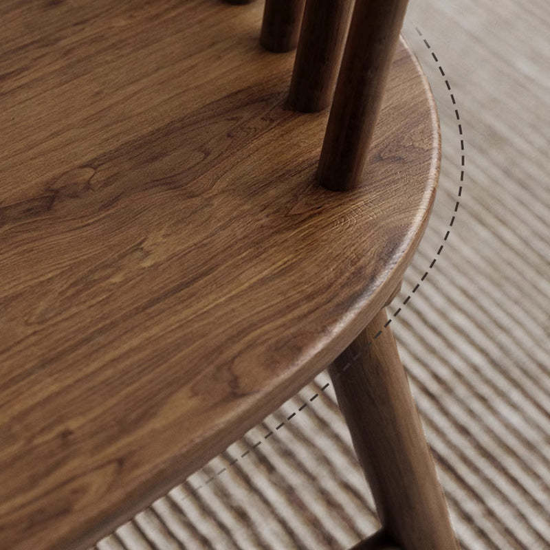 Vintage Rubberwood Dining Chair